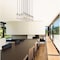 Z-Lite Arden Linear Chandelier, 17-Light, 18 In.W x 42 In.L x 12 In.H, Brushed Nickel/Clear 651P-17L-BN - alternate 4